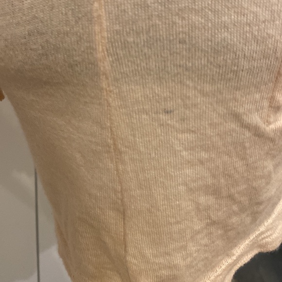 Eileen Fisher 100% Merino Wool Light pink/blush Cardigan with Pockets and Button - Picture 4 of 10